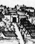 Miniature af billedet Udsnit af byprospekt over Assens 1760'erne