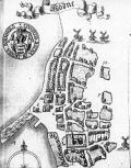 Miniature af billedet Prospekt i Resens Atlas 1677