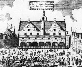 Miniature af billedet Københavns rådhus 1479-1728, facaden mod Nytorv