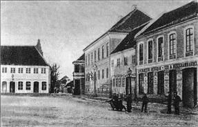 Miniature af billedet Nakskov rådhus fra 1840