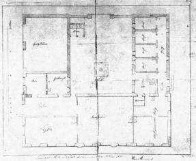 Miniature af billedet Grundplan over Varde rådhus fra 1785